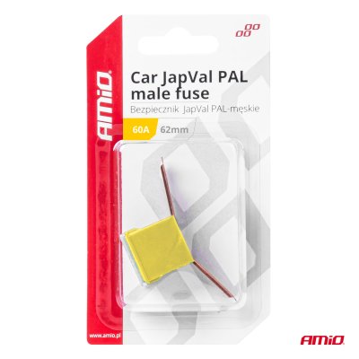 Bil JapVal PAL han sikringer 62mm 60A AMIO-03430
