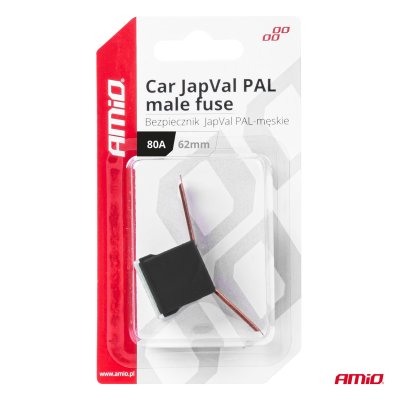Bil JapVal PAL han sikringer 62mm 80A AMIO-03432