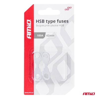 Bil FLAT HSB type sikringer 42mm 100A AMIO-03502