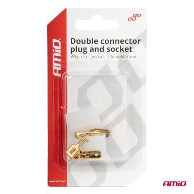 Connector stik- og sokkel sæt AMIO-03512