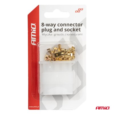 Connector stik og sokkel sæt AMIO-03516