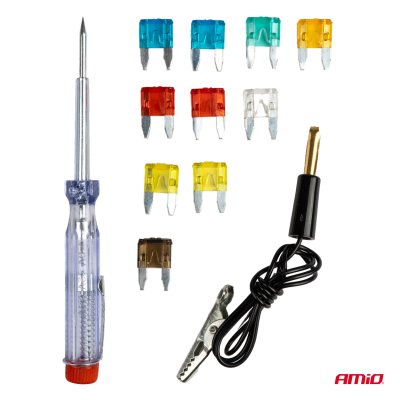 Bilblade MINI sikringer med testpen AMIO-03524