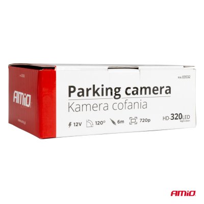 Bagkamera HD-320 LED 12v 720p AMIO-03532