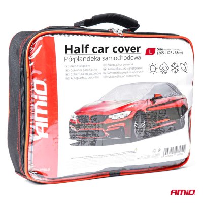Halvdækkende bilcover - sedan L
