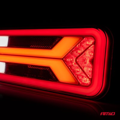 Bagkombinations LED lampe AMiO RCL-09-R dynamisk, højre AMIO-03576