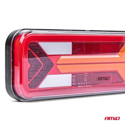Bagkombinations LED lampe AMiO RCL-09-R dynamisk, højre AMIO-03576