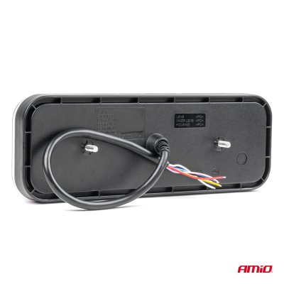 Bagkombinations LED lampe AMiO RCL-09-R dynamisk, højre AMIO-03576