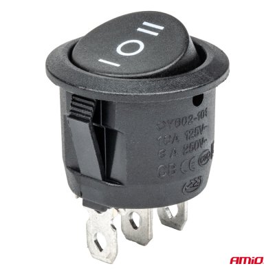 Rund kontakt 12/230V BU03