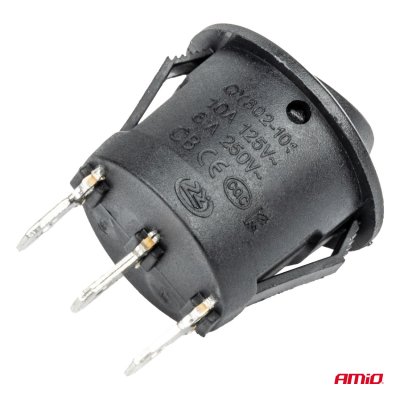 Rund kontakt 12/230V BU03