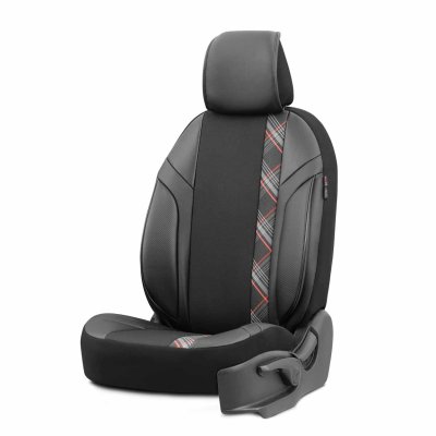 Bilsædeovertræk sæt OTOM HORIZON 1801 RØD 3-ZIP