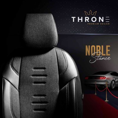 Sædeovertræk sæt OTOM THRONE 102 RØG 3-ZIP