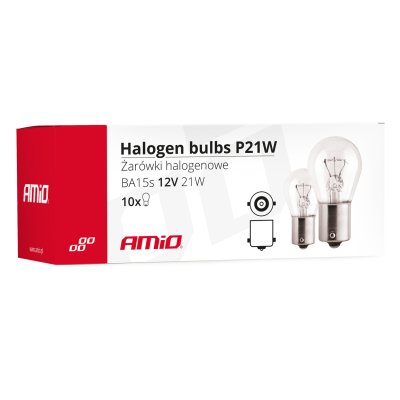 Halogenpærer P21W BA15s 12V 21W