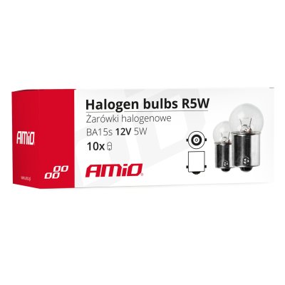 Halogenpærer R5W BA15s 12V 5W 10stk