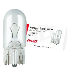 Halogenpærer W5W T10 5W W2.1x9.5d 12V 10stk