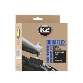 K2 Poleringssvamp til polermaskine 150 mm - Afsluttende sort mildt slibende
