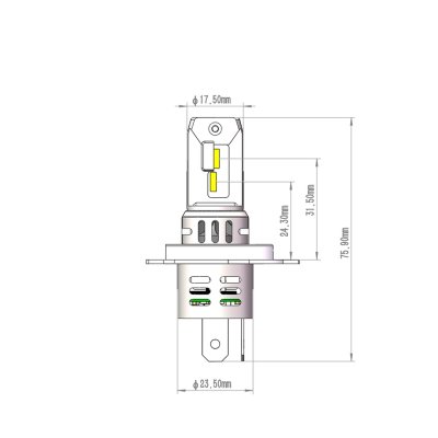 LED-S�T M-TECH PRO SMART-SERIE H4