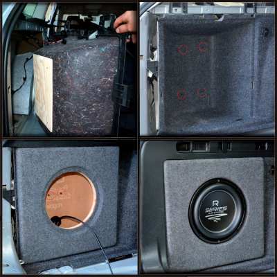 Subwoofer kabinet til 10