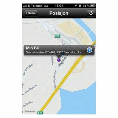 Defa tracking af bilen via GPS
