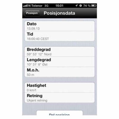 Defa tracking af bilen via GPS