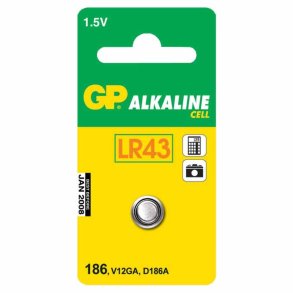 Batteri GP 186-C1/LR43/ LR1143