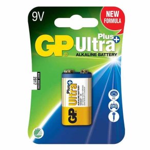 Batteri GP Ultra Plus 9 volt 1 stk.(XUX)