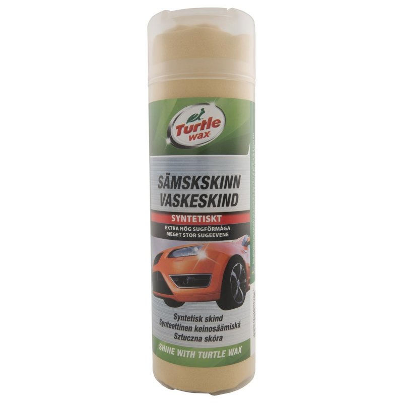 Turtle syntetisk vaskeskind 50 x 65 cm.