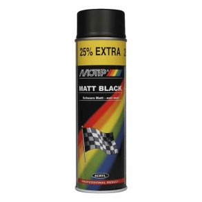 Matsort spraymaling Motip 400 ml