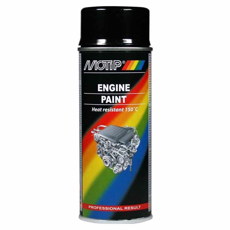 Motormaling 400 ml blank sort spray