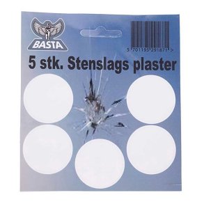 Basta stenslagsplaster til bilruden