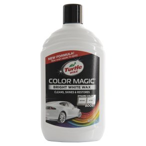 Turtle farvet voks hvid 500 ml.