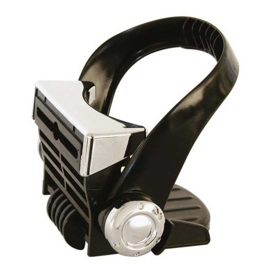 Flaskeholder til ventilation sort/krom