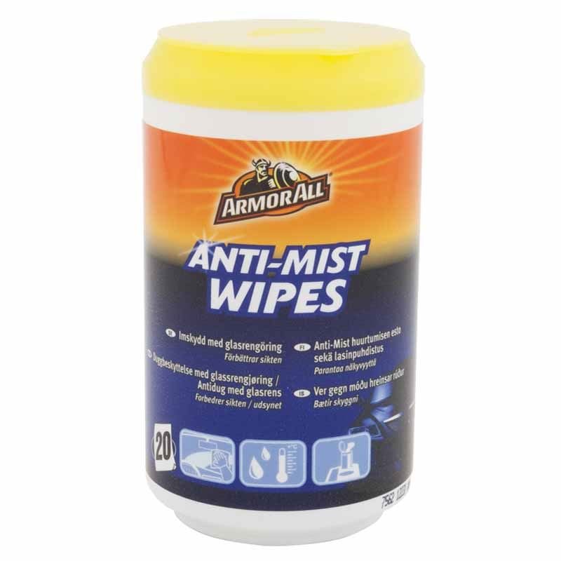 Armor All Anti Mist Wipes ruderens 20stk