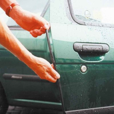 Drbeskytter i sort 2 x 600 mm