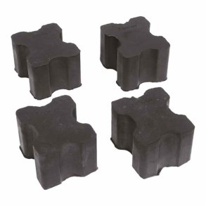 Gummiklodser til fjedere 4 stk.(XUX)