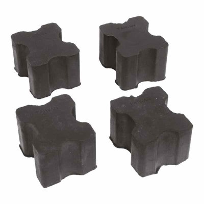 Gummiklodser til fjedere 4 stk.(XUX)