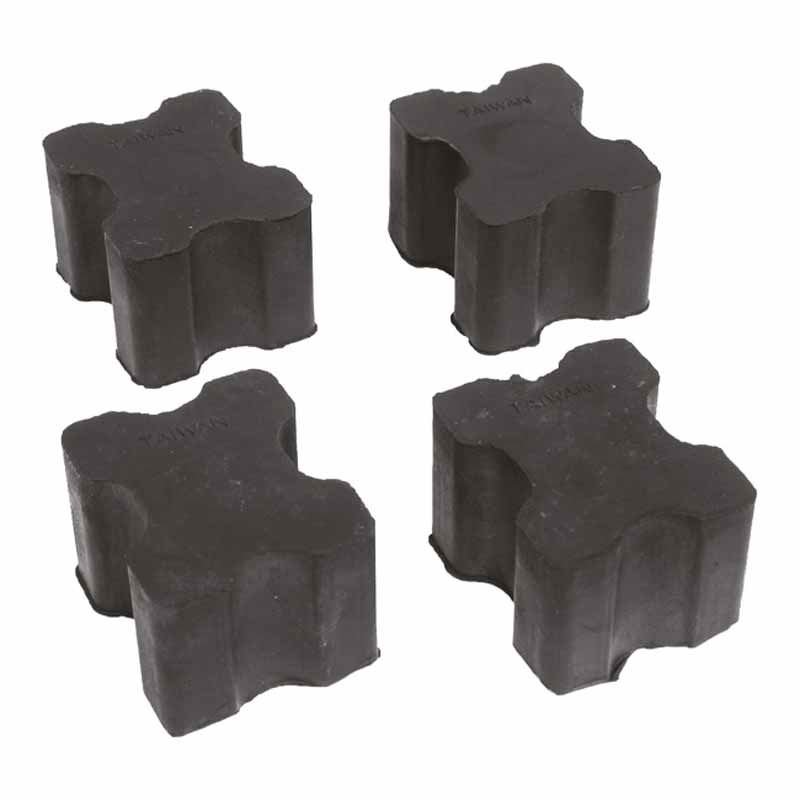 Gummiklodser til fjedere 4 stk.(XUX)