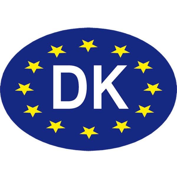 Dk skilt m/ EU stjerner i stor