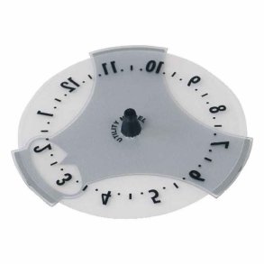 Parkeringsskive i eksklusiv design m/klbe pude