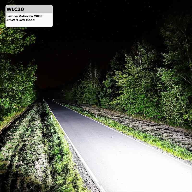 Arbejdslampe 4x5w 20w Led 6000K