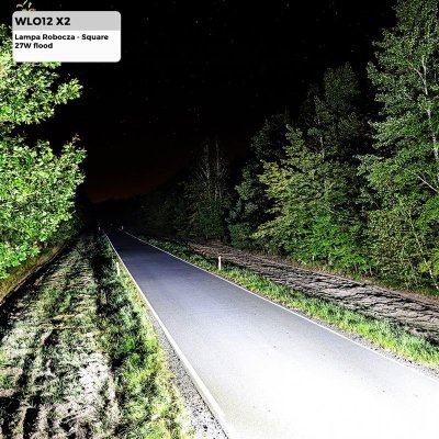 Arbejdslampe 9x3 27W Led 6000K