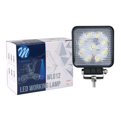 Arbejdslampe 9x3 27W Led 6000K