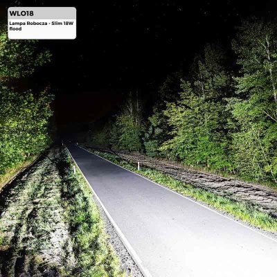 Arbejdslampe 6x3w 18W Led 6000K