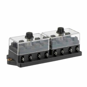 Sikringsholder til 8 flad sikringer (XUX