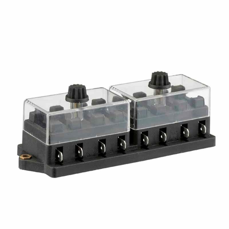 Sikringsholder til 8 flad sikringer (XUX