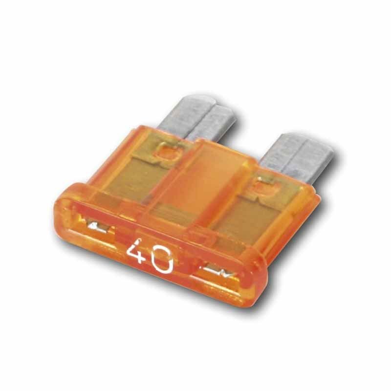 Sikring flad alm. 40 A stk