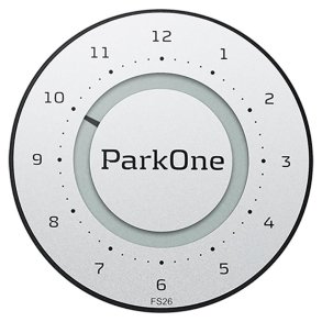 Parkeringsur Parkone 2 titan silver
