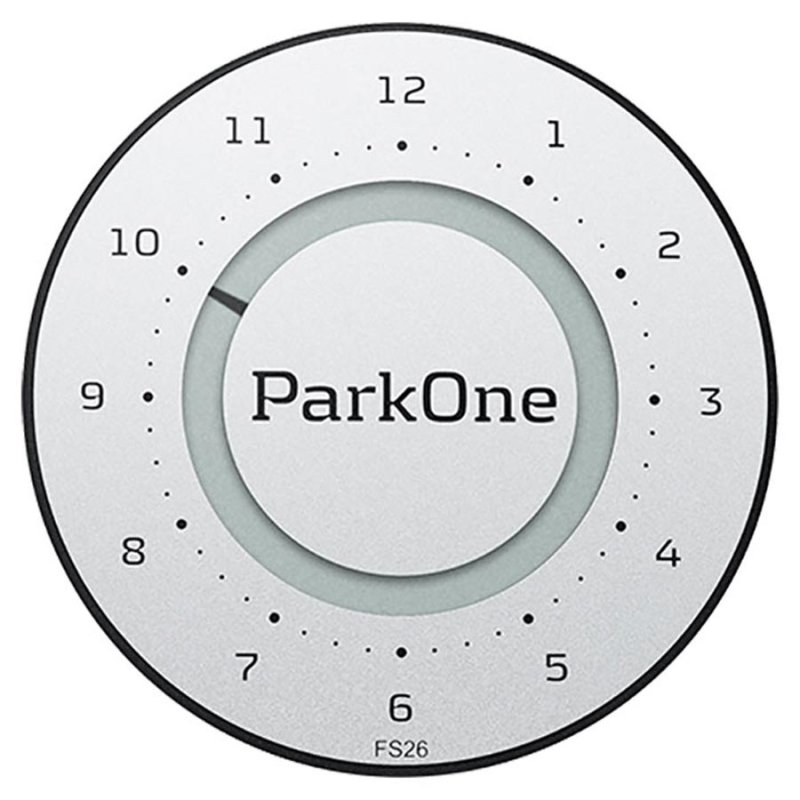 Parkeringsur Parkone 2 titan silver