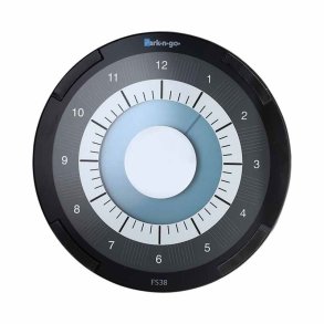 Parkeringsur Parkngo ECO sort/ slv m/solceller