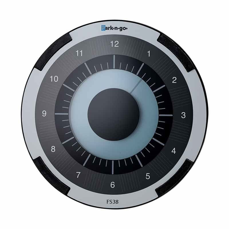 Parkeringsur Parkngo ECO slv/ sort m/solceller