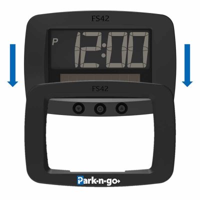 Parkeringsur Parkngo ECO Digital m/solceller